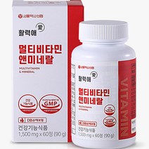 서울약사신협 활력애 멀티비타민 앤미네랄 90g, 60정, 1개