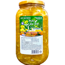 치타팜 유자로 만든 거제 생 유자청, 1개, 2kg
