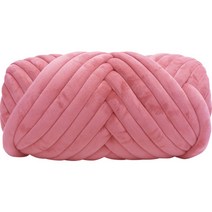 알로데 벨벳 자이언트얀 DIY 빅 망고 뜨개실 1kg, 22 핑크, 1개