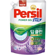 퍼실 딥클린 플러스 라벤더젤 액상세제 일반용 리필, 1.5L, 1개