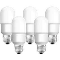 오스람 LED 스틱 램프 10W, 전구색, 5개