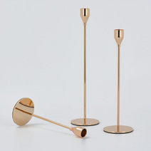 유럽식 촛대 3종 세트, 골드