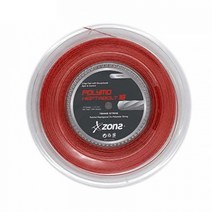 존스 테니스 스트링 POLYMO HEPTABOLT 18, 레드