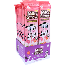 홈앤키즈 밀키스트로우 딸기맛 30g 6g x 5p, 24개