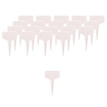 미라클매직 식물 화단 화분 이름표 10cm 20p, 흰색