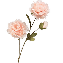 리빙앤도 거실 장식용 웨딩 조화, 라이트핑크