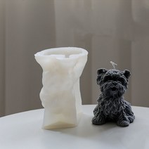 이쁜 수제 캔들 만들기 실리콘 몰드 디자인 8번, 화이트