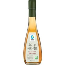 대상 유기농 청정원 사과식초, 350ml, 1개