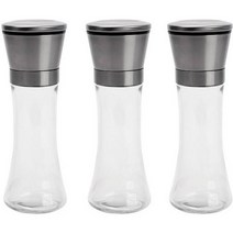 비모던 304 스텐 소금 후추 입자조절 그라인더, 190ml, 3개