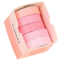 라이프백 장식 종이 테이프 5p, 마카롱3, 1개