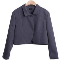 여성용 페인풀 카라 원버튼 스페셜 자켓 cpjk4784k32