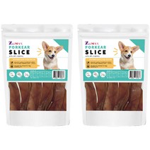 쥬맥스 강아지 돼지 귀 슬라이스 70g, 2개