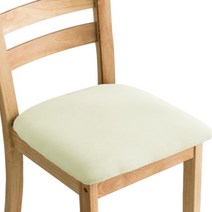 다해유 사무실용 의자커버 흰색, 아이보리