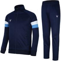 브이엑스 남성용 두줄 트레이닝 상의 V99D40B1 + 하의 V99D40B2 세트