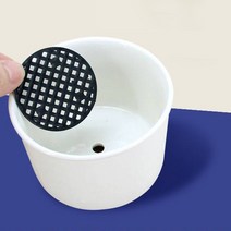 심쿵리 화분 원형 깔망 100p, 검정