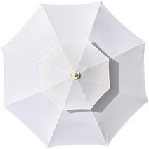 캠프빌리지 2층 8각 파라솔, 화이트