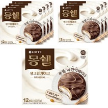 롯데제과 몽쉘 생크림케이크, 408g, 8개
