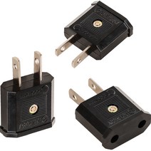 플라이토 여행용 돼지코 220V 변환 110V 플러그 1구 E-9710, 3개, 44mm
