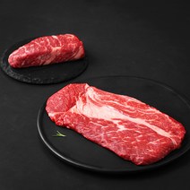 푸드랩플러스 미국산 프라임 척아이롤 구이용 200g + 프라임 살치살 스테이크용 150g 프라임 콤보팩 세트 (냉장), 1세트
