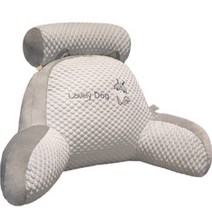 케이앤에스비즈 쿨원단 허리 경추 등받이 쿠션, 베이지