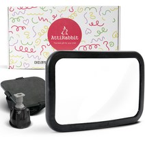 아띠래빗 유아 안전 차량용 카시트 후방거울, 1개, 블랙