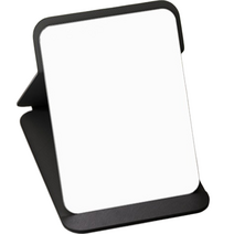 더들캣 접이식 라운드 스탠드 거울 L, 블랙