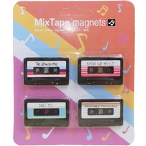 올라운더 레트로 냉장고 자석 카세트테이프, B