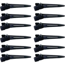 아이코어스 헤어 집게핀 4.5cm, 블랙, 12개