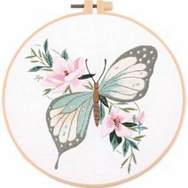 올라운더 생동감있는 나비 DIY 십자수 패키지, A, 1세트