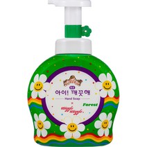 아이깨끗해 위글위글 핸드워시 용기 숲속산책향, 490ml, 1개
