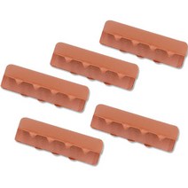 동대문단추왕 고급 마감용 컬러 끝쇠 가방 벨트 허리띠부자재 5개, 브라운