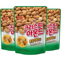 머거본 크리스피 아몬드 볶음 양념맛, 180g, 3개