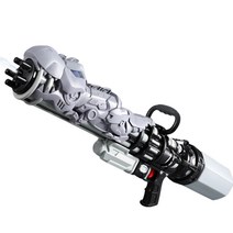 별님토이즈 특대형 개틀링 파워 물총 2000ml, 다이노 그레이