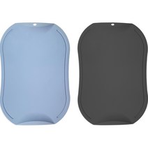 도블레 칼집에 강한 도마 2종 세트, 블루그레이 + 차콜