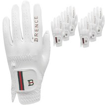 브렌스 합피 핑거라인 골프장갑 왼손용 7p, 화이트