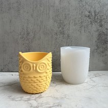 홈플로우 행운 부엉이 홀더 그릇 석고 실리콘 몰드