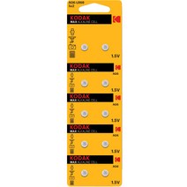 코닥 MAX LR69 AG6 SR920SW 알카라인 코인 건전지 1.5V, 10개입, 1개