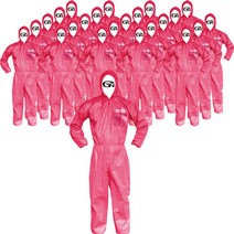 가드맨 PP 원피스 작업복, 핑크, 24개