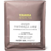 테라로사 싱글 오리진 과테말라 스페셜 원두 500g, 홀빈(분쇄안함), 1개