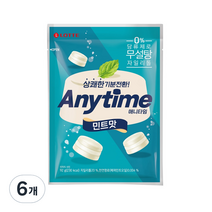 애니타임 밀크민트, 92g, 6개