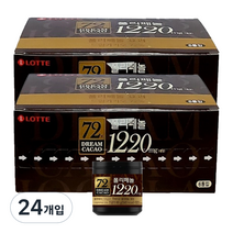 롯데제과 드림카카오 72%, 86g, 24개입