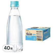 웅진 더빅토리아 플레인 ECO 무라벨 탄산수, 350ml, 40개