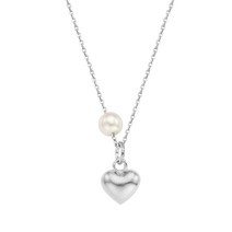 앵브록스 여성용 실버 charmant necklace