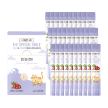 더특별한식탁 오메가3와 크랜베리가 함유된 촉촉 퓨레스틱, 참치와 연어, 30개