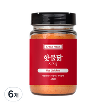 신선약초 핫불닭 시즈닝, 6개, 140g