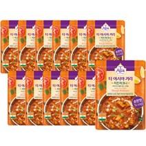 티아시아키친 치킨 마크니 커리 전자레인지용, 170g, 12개