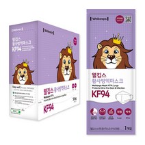 웰킵스 뉴언택트라이트 마스크 KF-AD 대형, 1박스, 100매입