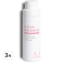 라몽 래쉬몬스터 약산성 래쉬 프라이머 속눈썹 대용량 클렌져 200ml, 3개