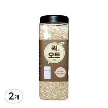 냉장고쏙 퀵 롤드 오트, 600g, 2개