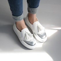 단골언니 여성용 클래식 태슬장식 슬립온 태리